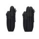 Swiss sergeant knife belt waist bag vertical mobile phone bag waist bag men's new multi-layer sports arm construction site work bag black two layers