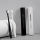Haoniu Wanrou black and white adult soft bristle toothbrushes 2 pieces