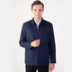 AMURS Aimus imported high-end brand fabric pure wool jacket, middle-aged men's business lapel jacket, royal blue L (145~155Jin [Jin equals 0.5 kg] wear)