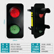 Customized sliding contact line power indicator light for traveling crane crane three-phase three-color signal light LED380VHXC HCX-TB-100/2HCX-100/2