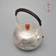 Tibetan six-made silver pot Qingjiang Songting silver pot Pure silver 999 kettle and tea kettle pure handmade high-end Japanese silver pot Qingjiang Songting 1100ml