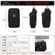 Swiss sergeant knife belt waist bag vertical mobile phone bag waist bag men's new multi-layer sports arm construction site work bag black two layers