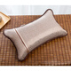 Yizhixiang summer cool pillow summer adult ice silk cool pillow mahjong mat pillow bamboo cool pillow tea leaves student one pair of one pair [Zhaoyang bamboo strip pillow] 30*50 [Tea stem plus jasmine] hard fragrance