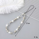Neue Mobiltelefonkette Mobiltelefon Lanyard Perle Bogen Perlen Hanging Chain Accessoires Mobilfunkkoffer Schlüsselbund Anhänger K3271 Fünf-Punkte-Stern-Mobilfunk-Mobilfunk-Mobilfunkkette