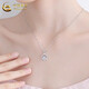 CHINA GOLD PT950 Möbius Platinum Necklace Platinum Pendant Clavicle Chain Valentine's Day Practical Birthday Gift for Girlfriend Jingsuda Möbius Pendant Free Silver Chain Brand Gift Box