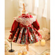 Goofloron Dress de un año, niña, agarra ropa semanal, traje de espigas de niños pequeños festivos de princesa de la princesa de estilo nacional fiesta de cumpleaños de cumpleaños año otoño año año + tasel nube hombro (zq9902) 80