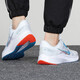 Nike (NIKE) men's shoes 2025 new summer sports shoes REVOLUTION 8 cushioning shoes barefoot casual shoes DA1105-101 white multicolor blue bright dark red 40.5