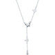 Liuguifu Jewelry Platinum Necklace Flowing Butterfly Shadow PT950 Platinum Chain Pendant Clavicle Chain PT0300021 3.85g