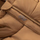 阿迪达斯 （adidas）男服 PUFFY DOWN JKT 暖芯科技保暖600蓬连帽鸭绒面包羽绒服 JV6189/沙漠棕-御寒保暖 600蓬 S (175)