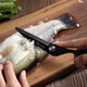 Sanbensheng kitchen bone scissors, all-steel scissors, powerful chicken bone scissors, multi-functional household food scissors, food supplement barbecue scissors, all stainless steel detachable kitchen scissors
