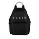 菲利普普兰（PHILIPP PLEIN）男包 男士尼龙金属徽标背包双肩包 FAAA MBA1047 PCO019N 02 黑色