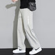 Schattenstahl-Casual Hosen für Männer Sommer dünne sportliche lose geraden Hosen für die schnell trocknenden, drapierten Weitbeine mit großer Größe Khaki XL (120-140jin [Jin gleich 0,5 kg]))