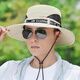 Hat Memories Cabinet Summer Fishing Sunscreen Hat Men's Leisure Sun Hat Foldable Travel Outdoor Mountaineering Rainproof Hat Benny Hat Light Gray All Size
