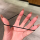 Morning color rubber band headband 100 pieces hair rope hair tie high elastic rubber band hair holder black