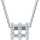 Liuguifu Jewelry Platinum Necklace Bingyao Jinghua PT950 Platinum Chain Pendant Clavicle Chain PT2400038 3.55g