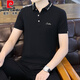 Pierre Cardin Kurzärärmelte Herren T-Shirt Polo Basishemd 2024 Neues Männer Revers Casual Kurzärmer T-Shirt Herren Top 679 White L.