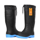Cotton-in-warm rain boots for men in winter, high tube waterproof shoes, non-slip rain boots, work rubber shoes, plus velvet waterproof boots, 838 high tube lock mouth, plus velvet, please take a size larger 41