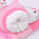 Hello Kitty (HELLOKITTY) children's gloves for girls and babies, thickened and velvet warm wool gloves, cute girls gloves KT01D17017 medium pink