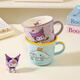 Kawashimaya Sanrio Mug Children's Cup Home Drinking Cup Cute Ceramic Scale Milk Cup Breakfast Cup Genuine Melody Mug-Color Box
