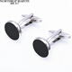 North.Martin brand simple French cufflinks men's shirt buttons groom's knot wedding cufflinks SL