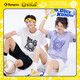 Kumpoo [Little Yellow Duck Co-Branded] Xunfeng Badminton Ropa Bádminton Manija corta Ropa Badminton Camiseta Neutral Manija corta Kku-1048 Beibai XL