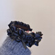 
LeMIAO 2024 early spring new product retro acetate satin high-quality Hepburn style exquisite bow hairpin headband women F826-black Hepburn style hairpin