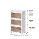 Haoer installation-free storage box home folding cabinet wardrobe quilt toy storage box clothes storage cabinet 46cm three layers