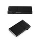 Qimo Anti-Magnetic Automatic Card Bag and Card Cover Shield RFID RFID Anti-theft Bank Card clip NFC Card de gran capacidad Gris