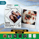 INSTAX Fuji instax polaroid square photo paper white marble single package 10 sheets