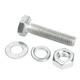 XMSJ48 grade galvanized external hexagonal screw bolt nut set combination screw screw M3*6500 set