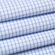 Youngor DP+ no-iron shirt men's short-sleeved shirt men's plaid shirt men's shirt easy care blue, plaid 43