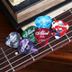 
Hanchang Guitar Pick Cellulole Ukulele Pick Wood Electric Guitar Shield Special Accessories 1.5mm Thickness 50-piece Pack
