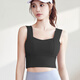 
Shercehman sports underwear women's shockproof gathering professional fitness running yoga anti-sagging bra beautiful back star black L