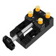 Luxianzi flat-nose vise mini vise small bench vise small vise woodworking stationery engraving drill press holder clamp household with nails multi-function curve flat-nose pliers