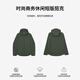 Jinba Herren -Kleidung drei Verteidigungstechnologiegeschäft und lässig 2025 Herbst und Winter Kurzjacke Jacke Herren Jacke Nkde3878 Forest Dark Green S (165)