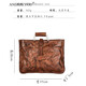 Andseeyou brand messenger bag Men handmade head layer cowhide computers handbag leather men's document bag crossbody bag dark brown