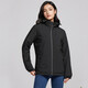 
Lemon plus velvet windbreaker under banana coat men and women Korean style windproof and warm single-layer soft shell jacket work style jacket literary top 9930S Obsidian black-woman [solid color] L