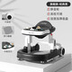 GELSA baby walker 1-3 years old boy and girl anti-roll side-proof O-leg multi-functional children's birthday gift Fashion gray
