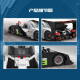 Yuxing Model King Asamblea infantil Building Block Racing Toys Boy Toys Boy Model de automóvil de enchufe para adultos Regalo de cumpleaños 8-12 años + [10002] 919 Fórmula Racing 1049 Gránulos