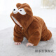 Tianchengzhi Autumn and Winter 1-3 year old baby clothes jumpsuit plus velvet thick animal shape romper suit newborn baby clothes children's pajamas light brown bear thickened quilted upgraded version 100cm