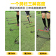 
Shunais hurdle stand obstacle bar small railing children's football basketball training adjustable height jumping agile training equipment black and red 5 packs ++ storage bags) set to buy better