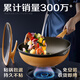 Maybal Douyin same style titanium rock cast non-stick wok for frying multi-purpose wok household wear-resistant 32cm wok