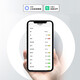 XVVMI【支持米家APP控制】电子秤 体重秤 体脂秤高精度家用人体体重称高精度精准智能减肥健身运动专用 小米白-充电款
