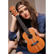 UKU Meow C Ukulele Beginner Small Guitar Adult Girl Style Ukli Li Meow Cell Meow Small Guai Meow Small Wrinkle Single 23-inch UK200CX Peach Blossom Core Vane