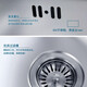 
KOHLER Kitchen sink washing basin top-meter bottom single-slot set meal thickened 304 stainless steel dishwasher sink washing sink 3884T-C-NA single-slot + 21366 pull-out faucet