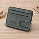 Mashalanti Carte Sac de cartes bancaires de grande capacité pour hommes Sac de stockage de cartes bancaires pour hommes Men de certificat Men de certificat Deux-en-un Cadeau d'anniversaire pour mari