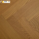 Maian New Three-layer Solid Wood Composite Oak North American Black Walnut Herringbone Pairing Fish Bone Pairing Home ENF-grade Floor Heating Wood Flooring SR6193 Oak Herringbone Pairing Brushed Caramel Color Square Meter