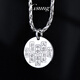 GsunG platinum pendant for men PT950 Yellow God of Wealth pendant for women, solid platinum pendant with necklace, calculated based on the gold price of the day