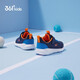 
361 children's sports shoes for boys and girls (3-12 years old) anti-collision toe toe dense net casual running shoes blue 32