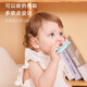 SMILY MIA baby teether anti-eating hand artifact can be boiled silicone baby toy teether single wearable small slipper classic black (left foot)